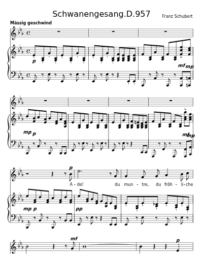 Abschied (Schwanengesang.D.957) preview