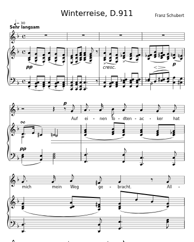 Das Wirtshaus (Winterreise, D.911)