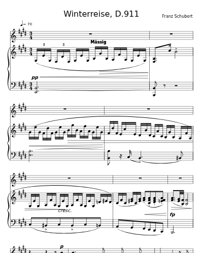 Der Lindenbaum (Winterreise, D.911) preview