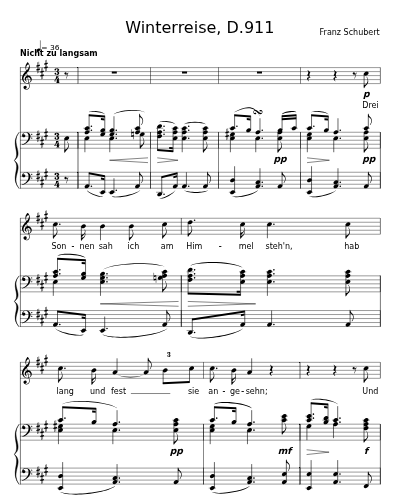 Die Nebensonnen (Winterreise, D.911)