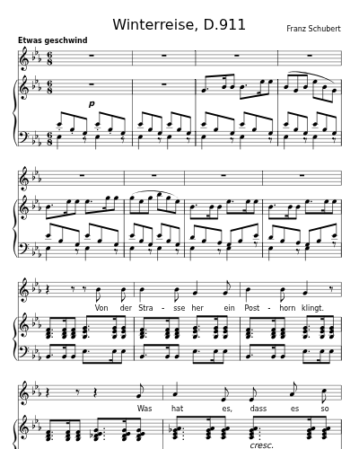 Die Post (Winterreise, D.911) preview