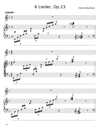 An einem lichten Morgen (6 Lieder, Op.23)