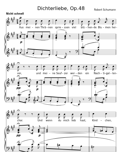 Aus meinen Tränen spriessen (Dichterliebe, Op.48)