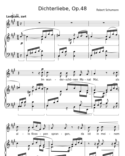 Im wunderschönen Monat Mai (Dichterliebe, Op.48) preview
