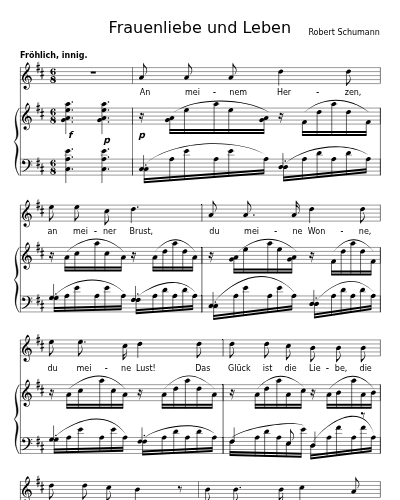 An meinem Herzen, an meiner Brust (Frauenliebe und Leben) preview