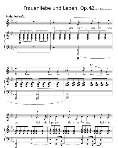 Er, der Herrlichste von allen (Frauenliebe und Leben, Op.42)