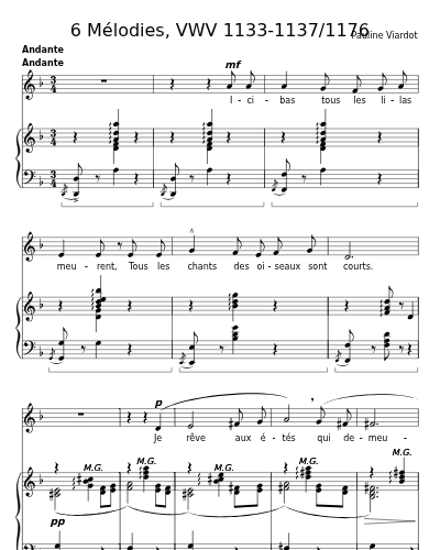 Ici-bas tous les lilas meurent, VWV 1176 (6 Mélodies, VWV 1133-1137/1176)