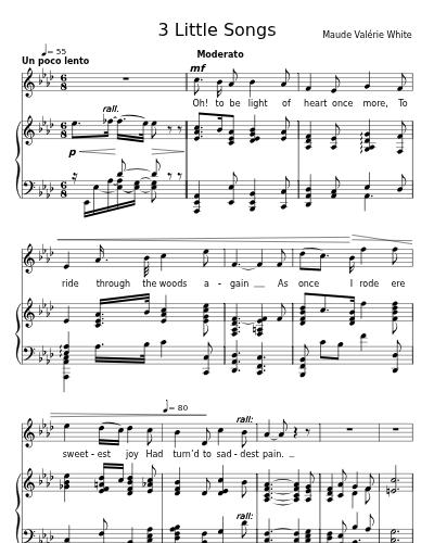 A Memory (3 Little Songs)