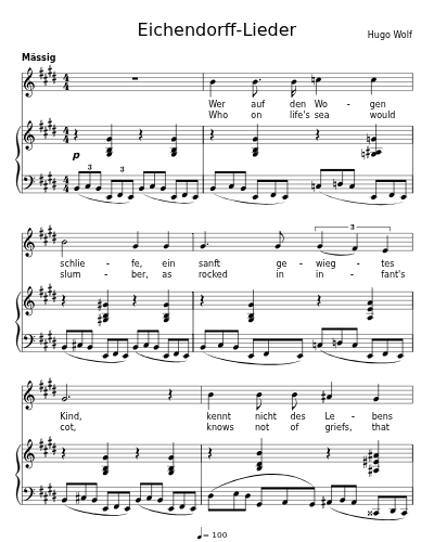 Der Freund (Eichendorff-Lieder)