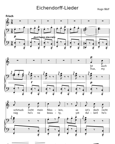 Der Soldat I (Eichendorff-Lieder)