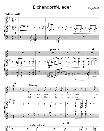 Lieber Alles (Eichendorff-Lieder)