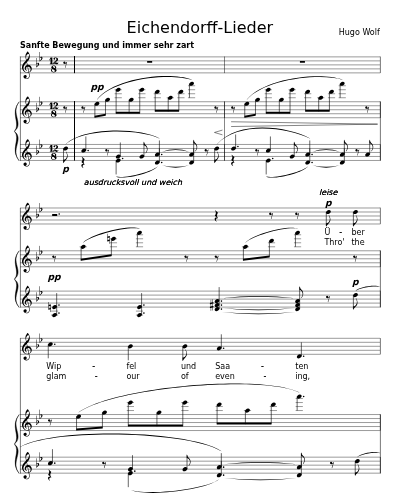 Verschwiegene Liebe (Eichendorff-Lieder)