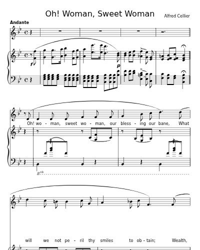 Oh! Woman, Sweet Woman