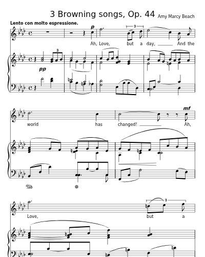 Ah, Love, but a Day! (3 Browning songs, Op. 44) preview