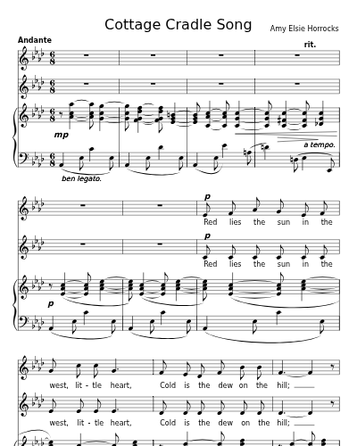 Cottage Cradle Song