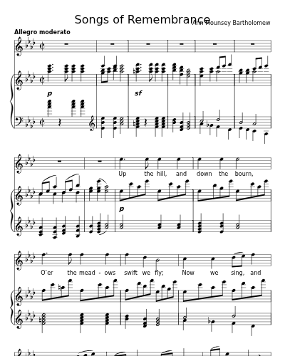 Song of the Summer Winds (Songs of Remembrance)