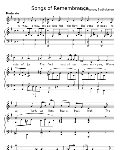 The Warrior Boy (Songs of Remembrance)