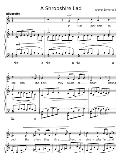 In Summer-Time on Bredon (A Shropshire Lad)