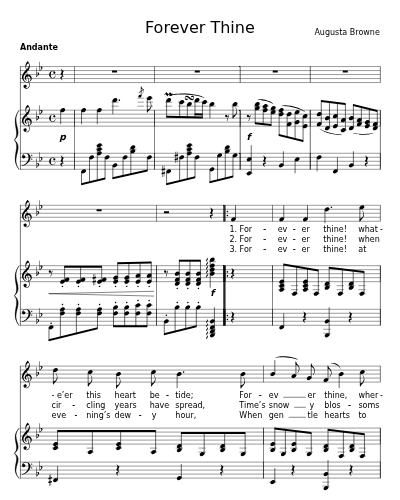 Forever Thine