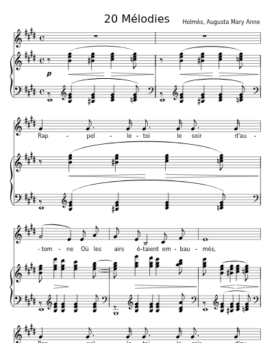 Coucher de soleil (20 Mélodies) preview