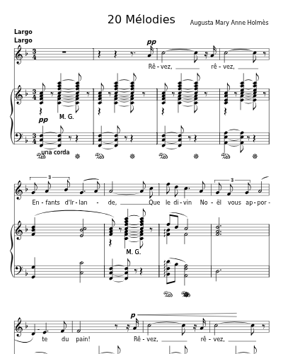 Noël d'Irlande (20 Mélodies)