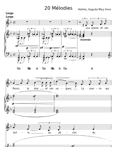 Rêverie (20 Mélodies) preview