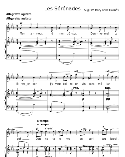 Sérénade d'automne (Les Sérénades)