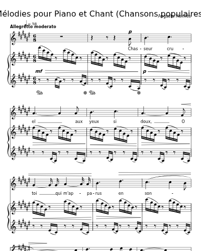 Hymne à Éros (Mélodies pour Piano et Chant (Chansons populaires))