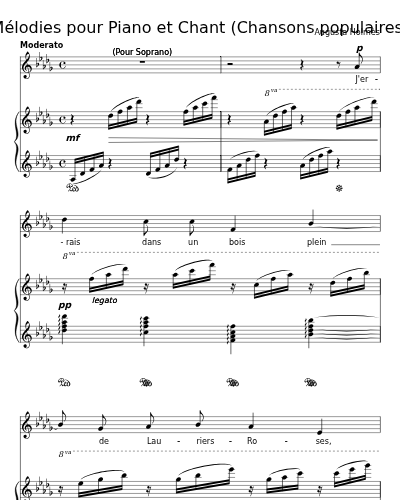 Kypris berceuse (Chants de la Kitharède) (Mélodies pour Piano et Chant (Chansons populaires)) preview