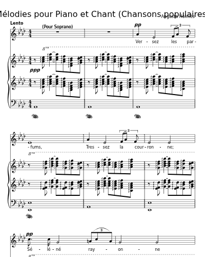 Thrînôdia (Chants de la Kitharède, No.3) (Mélodies pour Piano et Chant (Chansons populaires)) preview