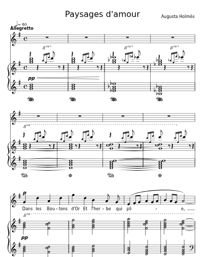 Dans les boutons d'or (Paysages d'amour)