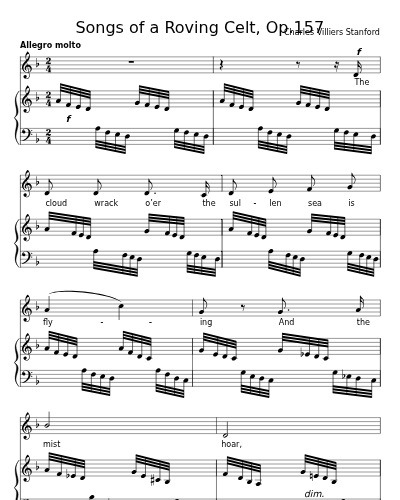 No More (Songs of a Roving Celt, Op.157)