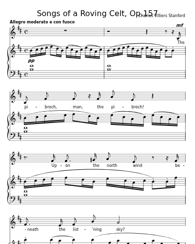 The Pibroch (Songs of a Roving Celt, Op.157)