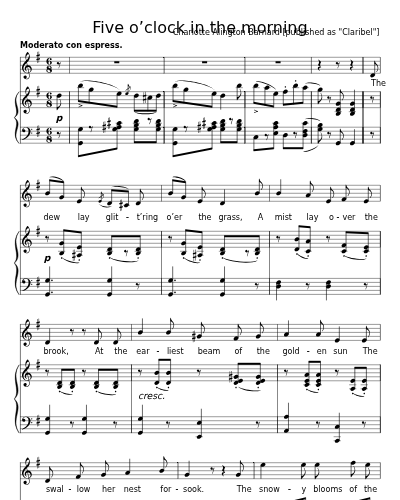 Five o’clock in the morning preview