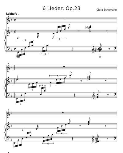 An einem lichten Morgen (6 Lieder, Op.23)