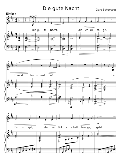 Die gute Nacht