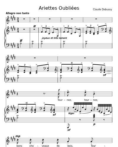 Paysages belges. Chevaux de bois (Ariettes Oubliées) preview