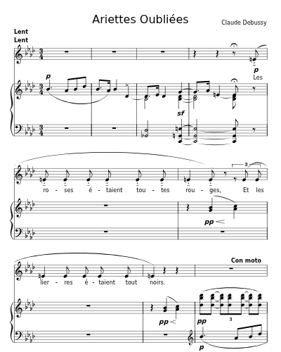 Spleen (Ariettes Oubliées)