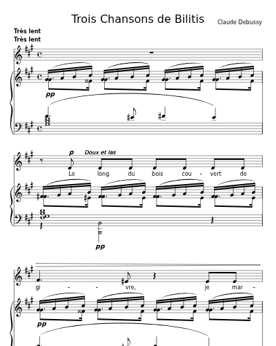 le Tombeau des Naïades (Trois Chansons de Bilitis)