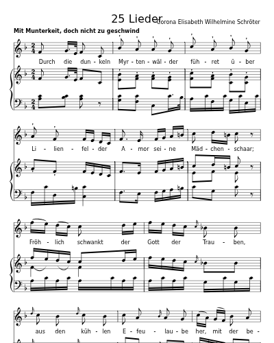 Amor und Bachus (25 Lieder) preview