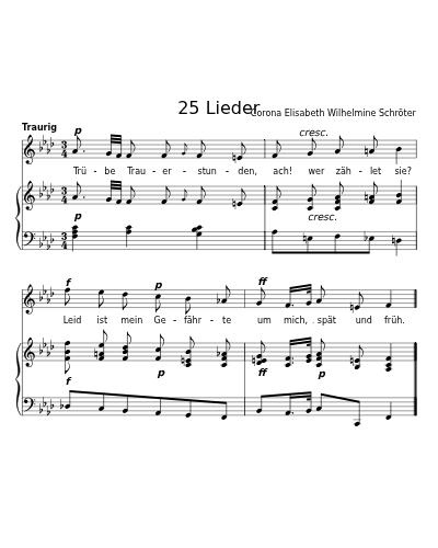 An Laura (25 Lieder) preview