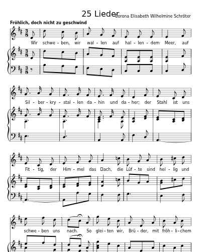 Der Eistanz (25 Lieder)