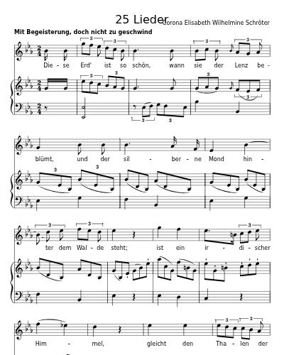 Die Liebe (25 Lieder)