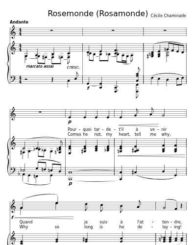 Rosemonde (Rosamonde) preview