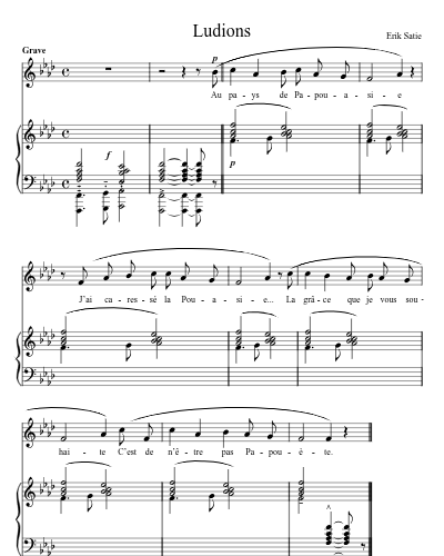 Air du poète (Ludions)