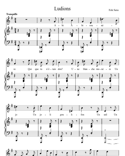 Air du rat (Ludions)