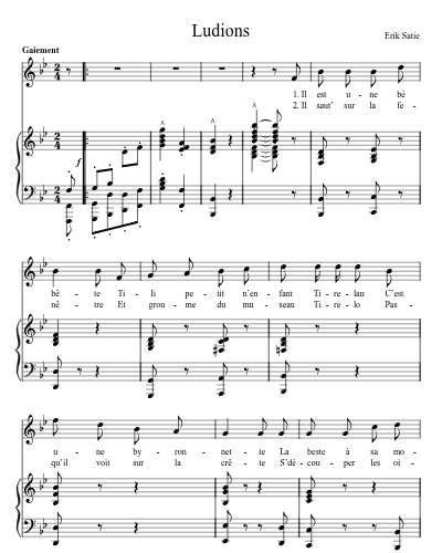 Chanson du chat (Ludions)