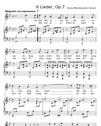 Erwin (6 Lieder, Op.7)