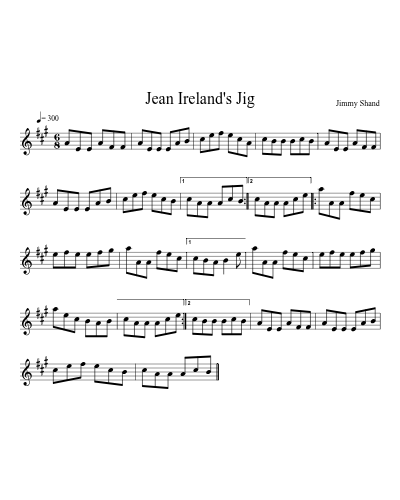 Jean Ireland's Jig preview