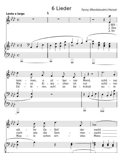 Die frühen Gräber (6 Lieder)